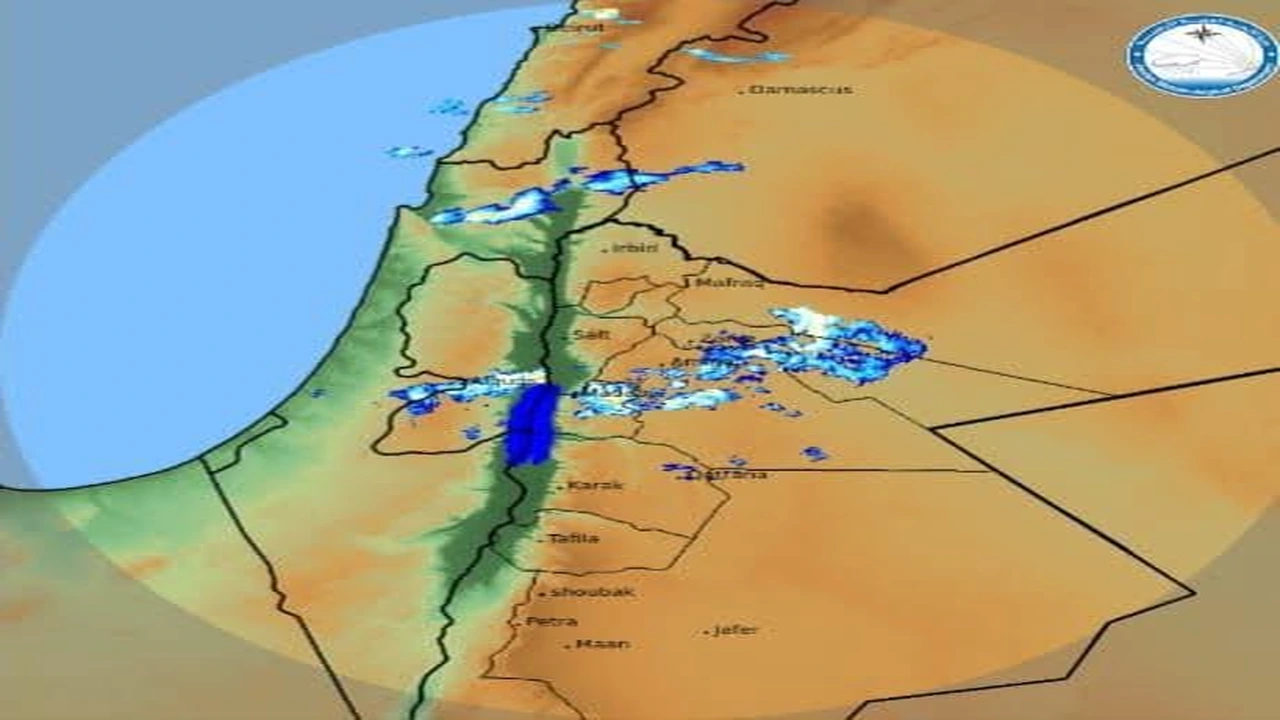 تغيرات مفاجئة في حالة الطقس وفق آخر تحديثات نبأ الأردن للارصاد الجوية